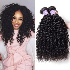 Pacotes de cabelo encaracolado cabelo humano cabelo brasileiro tecer pacotes extensão de cabelo humano comprar usado  Enviando para Brazil