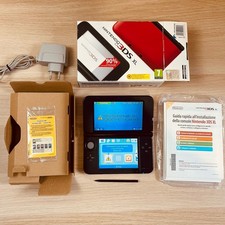 Nintendo 3DS XL Console Rosso Nero Completa Boxata Ottime Condizioni Funzionante comprar usado  Enviando para Brazil