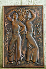 Quadro de cobre feminino vintage soviético belo painel pintura baixo-relevo URSS comprar usado Quadro de cobre feminino vintage soviético belo painel pintura baixo-relevo URSS comprar usado  Enviando para Brazil