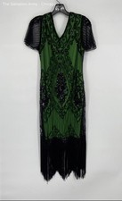 v neck olive cocktail dress for sale  Indianapolis