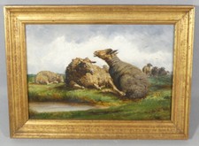 Moutons petit tableau d'occasion  Limoges-