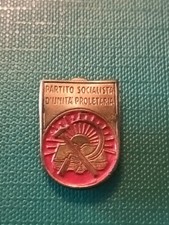Raro distintivo partito usato  Zelo Buon Persico