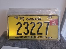 Okinawa 1960s license for sale  Lexington