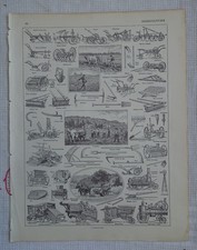 Gravures anciennes agriculture d'occasion  La Valette-du-Var