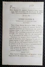 Regio decreto sospende usato  Italia