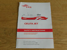 Safety card instructions d'occasion  Saint-Louis
