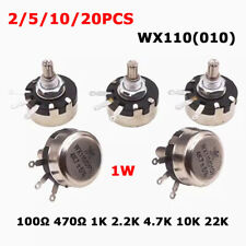 Potenciômetro WX110(010) 1W fio de giro único 100Ω 470Ω 1K/2.2K/4.7K/10/22K comprar usado  Enviando para Brazil