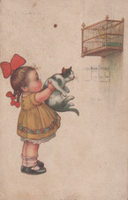 Cartolina bambini infanzia usato  Bologna