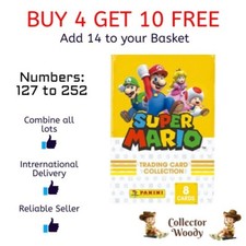 Coleção de cartas colecionáveis Super Mario Panini - #127 ~ #252 comprar usado  Enviando para Brazil