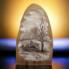 Vtg wood plaque for sale  Thayer