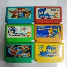 CAPCOM Megaman Rockman 1 2 3 4 5 6 conjunto Nintendo Famicom FC Gamesoft sem caixa usado, usado comprar usado  Enviando para Brazil