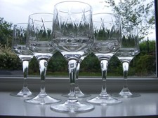 Cut glass wine for sale  GLASTONBURY
