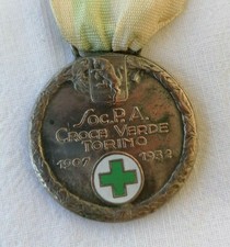 Medaglia croce verde usato  Torino