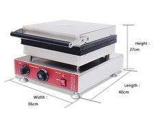 Máquina de fazer waffle quadrada 9 peças usada máquina de padeiro de ferro 110V comprar usado  Enviando para Brazil