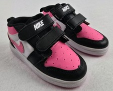 Tênis Nike Air Jordan bebê criança rosa e preto tamanho EUA 4 Reino Unido 5 UE22 comprar usado  Enviando para Brazil