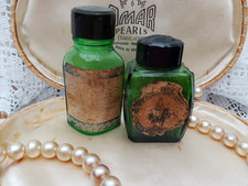 Two green glass for sale  BIGGLESWADE