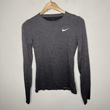 Usado, Nike Dri-Fit Medalist Correr Manga Larga Camisa Atlética Gris Mujer’s Pequeña segunda mano  Embacar hacia Argentina