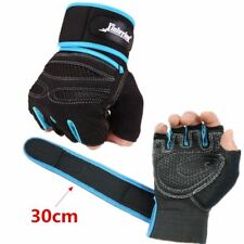 Luvas masculinas fitness levantamento de peso academia treinamento corrida esportes pulso envoltório exercício comprar usado  Enviando para Brazil