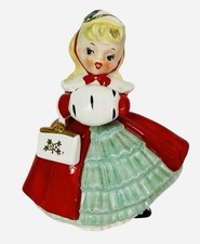 Vintage christmas girl for sale  Linton