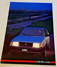 Brochure citroen axel d'occasion  Quarré-les-Tombes