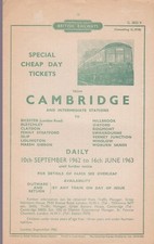 British railways handbill for sale  WATFORD