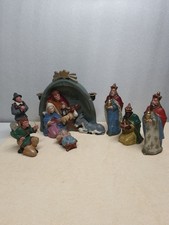 Weihnachtskrippe keramik viele gebraucht kaufen  Friedrichsdorf