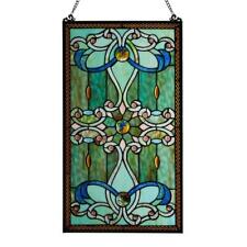 Green stained glass for sale  USA