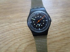 Usado, Relógio Swatch Feminino Vintage 1987 Black Face - Funciona! comprar usado  Enviando para Brazil