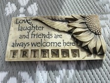 Friends ceramic sign for sale  CREDITON