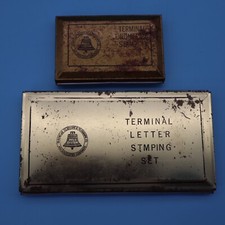 Usado, VINTAGE Raro, Sistemas de Sino, Conjunto de Carimbo de Carta Terminal + Conjunto de Número, Não Usado comprar usado  Enviando para Brazil