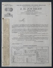 Facture 1860 vin d'occasion  Nantes-