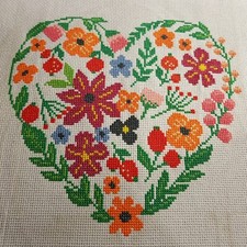 Stickbild blumenherz gebraucht kaufen  Frankfurt (Oder)