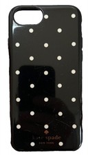 Capa flexível Kate Spade New York iPhone 6, 7, 8 branca bolinhas preta usada comprar usado  Enviando para Brazil