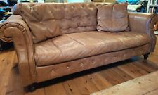 Three seater leather for sale  BRISTOL