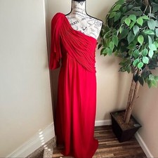 Adrianna Papell para E! Vestido Live From the Red Carpet um ombro vermelho tamanho 4 comprar usado  Enviando para Brazil