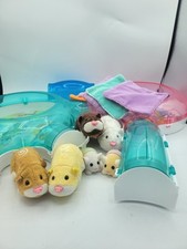 Usado, LOTE de hamsters gigantes Zhu Zhu Pets casa túneis bebês hamsters comprar usado  Enviando para Brazil