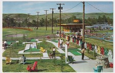 ALBERTA CALGARY MINIATURA GOLFE E TRAMPOLINS LINDO VALE FELIZ CIRCA 1960 comprar usado  Enviando para Brazil