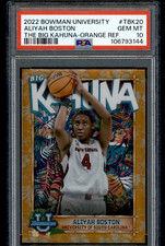93144 2022 Bowman Chrome University Aliyah Boston Big Kahuna laranja 25/25 PSA 10, usado comprar usado  Enviando para Brazil