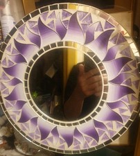 Miroir rond mosaïque d'occasion  Suresnes