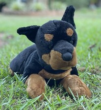 Filhote de pelúcia realista 15" Lelly Venturelli Doberman Rottie cachorro de pelúcia comprar usado  Enviando para Brazil