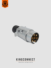 Wtyczka 12V 7 pin aluminiowa, używany na sprzedaż  PL