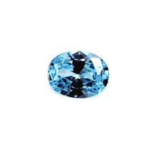 Pedra preciosa corte oval água-marinha formato de ovo facetado azul vivo água-marinha comprar usado  Enviando para Brazil