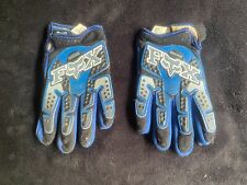 Usado, LUVAS FOX DIRTPAW Azul Motocross Off Road VINTAGE  comprar usado  Enviando para Brazil
