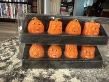 De Colección Juego De 8 Velas Halloween Jack O' Lantern Calabaza Tealight Objetivo Años 90 Nuevo En Caja segunda mano  Embacar hacia Mexico