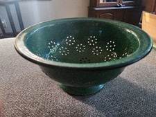Green speckled enamelware for sale  Sevierville