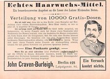 Haarwuchsmittel john craven gebraucht kaufen  Deutschland