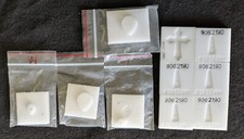 Moldes para fazer joias gota rasgada, cruz, trapézio branco comprar usado  Enviando para Brazil