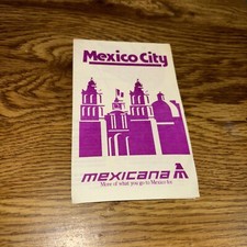 Mexicana airlines pamphlet for sale  Thousand Oaks