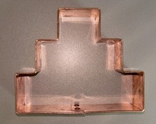 BOLO casamento, aniversário cortador de biscoito de cobre grande borda laminada resistente comprar usado  Enviando para Brazil