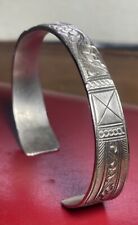 Bracelet manchette argent d'occasion  Camarès